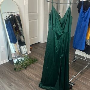 Elegant Green Evening Gown